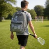image:imageSummit Ridge Mesh Backpacks for Kids Adults School Beach and Travel Colorful Transparent Mesh Backpacks with Padded StrapsGrey