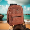 image:imageSummit Ridge Mesh Backpacks for Kids Adults School Beach and Travel Colorful Transparent Mesh Backpacks with Padded StrapsPeach