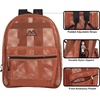 image:imageSummit Ridge Mesh Backpacks for Kids Adults School Beach and Travel Colorful Transparent Mesh Backpacks with Padded StrapsPeach