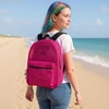 image:imageSummit Ridge Mesh Backpacks for Kids Adults School Beach and Travel Colorful Transparent Mesh Backpacks with Padded StrapsPink