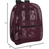 image:imageSummit Ridge Mesh Backpacks for Kids Adults School Beach and Travel Colorful Transparent Mesh Backpacks with Padded StrapsPurple