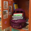 image:imageSummit Ridge Mesh Backpacks for Kids Adults School Beach and Travel Colorful Transparent Mesh Backpacks with Padded StrapsPurple
