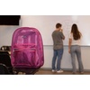 image:imageSummit Ridge Mesh Backpacks for Kids Adults School Beach and Travel Colorful Transparent Mesh Backpacks with Padded StrapsPurple