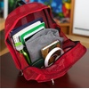image:imageSummit Ridge Mesh Backpacks for Kids Adults School Beach and Travel Colorful Transparent Mesh Backpacks with Padded StrapsRed