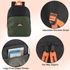 image:imageTrail maker 15 Inch Backpack for Girls Preschool Elementary amp Middle School Students  Spacious Bookbag with Large Front Pocket Adjustable Straps Fits up to 13 Inch Laptop PinkGreen