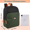 image:imageTrail maker 15 Inch Backpack for Girls Preschool Elementary amp Middle School Students  Spacious Bookbag with Large Front Pocket Adjustable Straps Fits up to 13 Inch Laptop PinkGreen