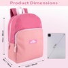 image:imageTrail maker 15 Inch Backpack for Girls Preschool Elementary amp Middle School Students  Spacious Bookbag with Large Front Pocket Adjustable Straps Fits up to 13 Inch Laptop PinkPink