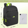 image:imageTrail maker 15 Inch Backpack for Girls Preschool Elementary amp Middle School Students  Spacious Bookbag with Large Front Pocket Adjustable Straps Fits up to 13 Inch Laptop PinkBlack