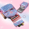 image:imageTrail maker 165 Inch Boys School Backpack 6 in 1 Set with Lunch Bag Pencil Case Tech Pouch Keychain Carabiner Clip Attached Ready Player for Travel CommuteSequins  Butterflies