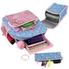 image:imageTrail maker 165 Inch Boys School Backpack 6 in 1 Set with Lunch Bag Pencil Case Tech Pouch Keychain Carabiner Clip Attached Ready Player for Travel CommuteCherries  Sequins