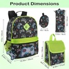image:imageTrail maker 165 Inch Boys School Backpack 6 in 1 Set with Lunch Bag Pencil Case Tech Pouch Keychain Carabiner Clip Attached Ready Player for Travel CommuteReady Player