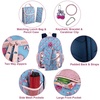 image:imageTrail maker 165 Inch Boys School Backpack 6 in 1 Set with Lunch Bag Pencil Case Tech Pouch Keychain Carabiner Clip Attached Ready Player for Travel CommuteCherries  Sequins