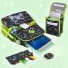 image:imageTrail maker 165 Inch Boys School Backpack 6 in 1 Set with Lunch Bag Pencil Case Tech Pouch Keychain Carabiner Clip Attached Ready Player for Travel CommuteReady Player