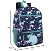 image:imageTrail maker 17 Kids Character School Backpacks Plush for Girls with Side Pockets Padded StrapsPlush Prancing Unicorns