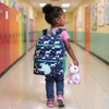 image:imageTrail maker 17 Kids Character School Backpacks Plush for Girls with Side Pockets Padded StrapsPlush Prancing Unicorns