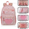 image:imageTrail maker 17 Kids Character School Backpacks Plush for Girls with Side Pockets Padded StrapsPlush Starry Hearts