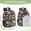 image:imageTrail maker 17 inch Backpack for Travel amp Commute Zippered Front amp Mesh Side Pockets Padded StrapsCamo Cool