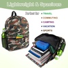 image:imageTrail maker 17 inch Backpack for Travel amp Commute Zippered Front amp Mesh Side Pockets Padded StrapsCamo Cool
