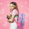 image:imageTrail maker 17 inch Backpack for Travel amp Commute Zippered Front amp Mesh Side Pockets Padded StrapsLoving Hearts