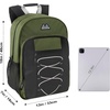 image:imageTrail maker 24 Pack 18 Inch Heavy Duty Bulk Dual Compartment Bungee Backpacks for College Homeless Women Men Light Colors PackDark Colors Pack