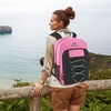 image:imageTrail maker 24 Pack 18 Inch Heavy Duty Bulk Dual Compartment Bungee Backpacks for College Homeless Women Men Light Colors PackLight Colors Pack