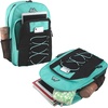 image:imageTrail maker 24 Pack 18 Inch Heavy Duty Bulk Dual Compartment Bungee Backpacks for College Homeless Women Men Light Colors PackLight Colors Pack