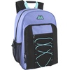 image:imageTrail maker 24 Pack 18 Inch Heavy Duty Bulk Dual Compartment Bungee Backpacks for College Homeless Women Men Light Colors PackLight Colors Pack