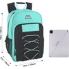 image:imageTrail maker 24 Pack 18 Inch Heavy Duty Bulk Dual Compartment Bungee Backpacks for College Homeless Women Men Light Colors PackLight Colors Pack