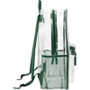 image:imageTrail maker Bulk Clear Backpacks Wholesale for School 24 Pack Clear Backpacks for Boys Girls School Stadium Travel Assorted Colors PackGreen Pack