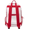 image:imageTrail maker Bulk Clear Backpacks Wholesale for School 24 Pack Clear Backpacks for Boys Girls School Stadium Travel Assorted Colors PackRed Pack