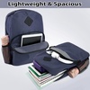 image:imageTrail maker Bulk Kids Reflective Backpack Wholesale 24 Pack Backpacks with Side Pockets Padded 10 Colors Pack4 Colors Pack