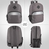 image:imageTrail maker Bulk Kids Reflective Backpack Wholesale 24 Pack Backpacks with Side Pockets Padded 10 Colors Pack4 Colors Pack