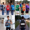 image:imageTrail maker Bulk Kids Reflective Backpack Wholesale 24 Pack Backpacks with Side Pockets Padded 10 Colors PackOrange