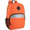 image:imageTrail maker Bulk Kids Reflective Backpack Wholesale 24 Pack Backpacks with Side Pockets Padded 10 Colors PackOrange
