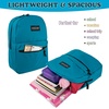 image:imageTrail maker Classic 17 inch Backpacks with Adjustable Padded Straps  School Backpacks for Girls Boys GreenBlue