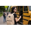 image:imageTrail maker Classic 17 inch Backpacks with Adjustable Padded Straps  School Backpacks for Girls Boys GreenKhaki