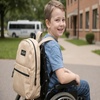 image:imageTrail maker Classic 17 inch Backpacks with Adjustable Padded Straps  School Backpacks for Girls Boys GreenKhaki
