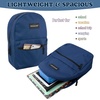 image:imageTrail maker Classic 17 inch Backpacks with Adjustable Padded Straps  School Backpacks for Girls Boys GreenNavy
