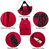 image:imageTrail maker Classic 17 inch Backpacks with Adjustable Padded Straps  School Backpacks for Girls Boys GreenRed