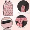 image:imageTrail maker Fun School Backpack for Elementary Middle School Girls and Boys  17 Inch Printed Backpacks for School Kids Travel Pretty Pink FlowersBig Bold Butterflies