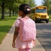 image:imageTrail maker Fun School Backpack for Elementary Middle School Girls and Boys  17 Inch Printed Backpacks for School Kids Travel Pretty Pink FlowersPretty Pink Flowers