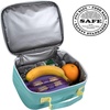 image:imageTrail maker Kids School Lunch Box Insulated for Boys Girls  Fun Insulated Lunch Bag for Kids School Camp Sports Snarky SharkiesSnarky Sharkies