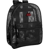 image:imageSummit Ridge Mesh Backpacks for Kids Adults School Beach and Travel Colorful Transparent Mesh Backpacks with Padded StrapsBlack