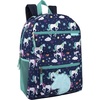 image:imageTrail maker 17 Kids Character School Backpacks Plush for Girls with Side Pockets Padded StrapsPlush Prancing Unicorns