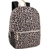 image:imageTrail maker 17 inch Backpack for Travel amp Commute Zippered Front amp Mesh Side Pockets Padded StrapsLit Leopard