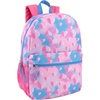 image:imageTrail maker 17 inch Backpack for Travel amp Commute Zippered Front amp Mesh Side Pockets Padded StrapsLoving Hearts