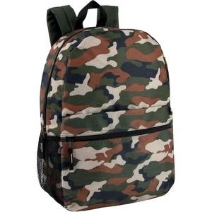 image:imageTrail maker 17 inch Backpack for Travel amp Commute Zippered Front amp Mesh Side Pockets Padded StrapsCamo Cool