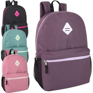 image:imageTrail maker 24 Pack Wholesale 19 Inch Backpacks in Bulk for Kids School for Adults for Nonprofit Color Pack 2Color Pack 2