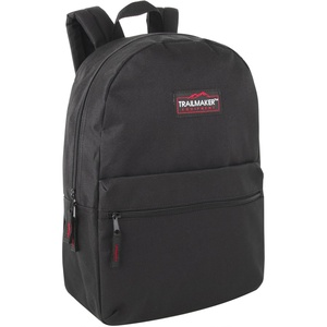 image:imageTrail maker Classic 17 inch Backpacks with Adjustable Padded Straps  School Backpacks for Girls Boys GreenBlack