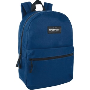 image:imageTrail maker Classic 17 inch Backpacks with Adjustable Padded Straps  School Backpacks for Girls Boys GreenNavy